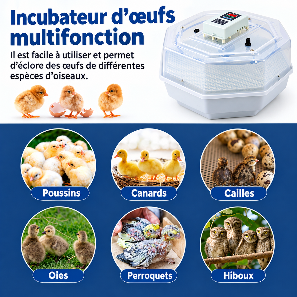 couveuse manuellle de 60 oeufs