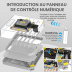 couveuse automatique 48 oeufs Pro