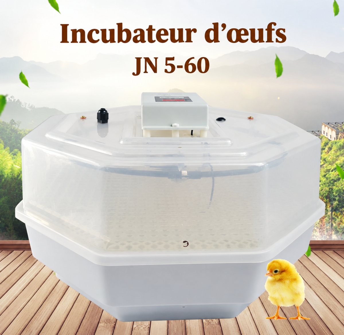 couveuse manuellle de 60 oeufs